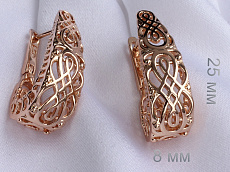 фото Серьги  fallon - (артикул - 18e01700-FF8378)